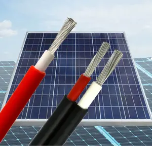 2.5 4 6mm conducteur réticulé polyéthylène xlpe photovoltaïque câble solaire cc