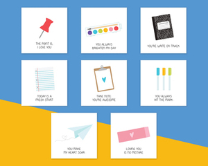 Stampa personalizzata incoraggiamento <span class=keywords><strong>gentilezza</strong></span> motivazionale per bambini Lunch Box note cartoline - Product Image 5