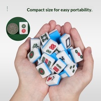 Table de Mahjong Pliante d'Extérieur Portable en Bois Massif pour Dortoir, Ensemble Compact et Écologique, Durable