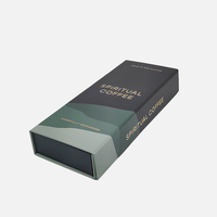 Boîte pliante en papier d'art de 2mm d'épaisseur imprimée avec logo personnalisé Carton robuste de concepteur Capsules de café carrées de forme carrée UV à la mode