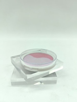 Palette de fard à joues naturel 3D Rose 2 couleurs, longue tenue, sans cruauté, minéral, waterproof, avec protection solaire, fini mat, luxe léger