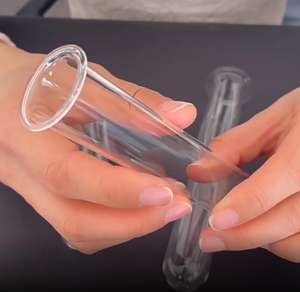 실험실용 유리 롤드 엣지 플립드 수경재배 시험관 (림 라운드 바텀 플로럴 튜브) 12/13/15/18mm - Product Image 5