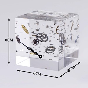 เครื่องประดับอะคริลิคสไตล์อินดัสเทรียล 8 ซม. ตกแต่งโต๊ะทำงาน ลายพิมพ์ ของตกแต่งสำนักงาน - Product Image 6