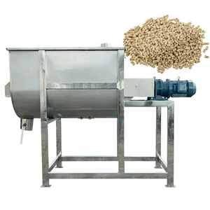 Double helix ribbon mixer 200 300 480 500 1000 5000 kg industrial powder mixer horizontal mixing machine