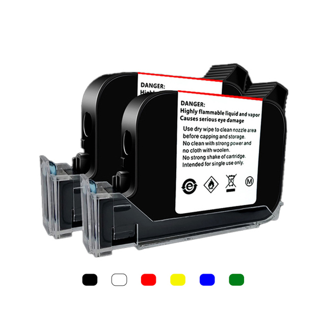 2025New 42ml Original Multi-color Solvent Fast Dry for Cartridge for Handheld Inkjet Printer Long Print Length All Material