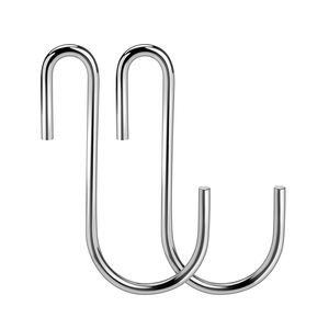 Ganchos en Forma de S de Acero Inoxidable para Ollas, Utensilios de Cocina, Jeans, Ropa, Bolsos, Sombreros, Toallas, Plantas - Product Image 1