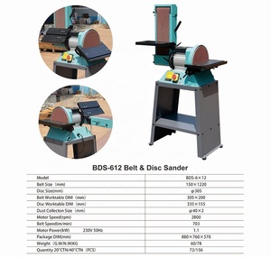 Amoladora <span class=keywords><strong>de</strong></span> Banda Ajustable <span class=keywords><strong>de</strong></span> 150 mm con Motor <span class=keywords><strong>de</strong></span> 1100 W, Máquina <span class=keywords><strong>de</strong></span> <span class=keywords><strong>Banco</strong></span> con Disco <span class=keywords><strong>de</strong></span> 12 Pulgadas para Pulir y Esmerilar Madera - Product Image 2