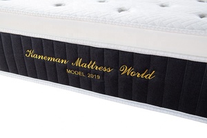 Nệm Lò Xo Có Túi Cuộn Phổ Biến Bán Sỉ 12 Inch Giường Trong Một Hộp Có Bọt Hoạt Tính Cao Su Thiên Nhiên Full Queen King Size - Product Image 4