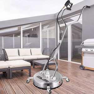 Épurateur de sol industriel en acier inoxydable à poussée manuelle nettoyage de <span class=keywords><strong>terrasse</strong></span> passerelle piscine nettoyeur rotatif de surface plate - Product Image 5