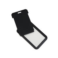 Porte-cartes d'identité et de visite en plastique tendance, personnalisable avec logo, sans fermeture, impression sérigraphiée pour cartes d'étudiant/d'école/d'université