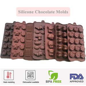 3D Silicone Jelly Khuôn Thực Phẩm Lớp Kẹo Khuôn Silicone Sôcôla Khuôn - Product Image 2