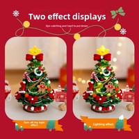 Décoration de Noël en forme de bâton torsadé, petite ornementation de bureau suspendue, faite à la main, en peluche, vente en gros Chine