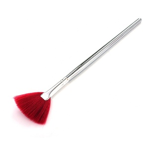 Nouveauté 2026 Pinceaux éventail pour le visage, outils de maquillage avec manche, applicateurs pour gels faciaux à l'acide et à l'argile, pinceaux éventail de beauté et <span class=keywords><strong>spa</strong></span> pour le visage - Product Image 5
