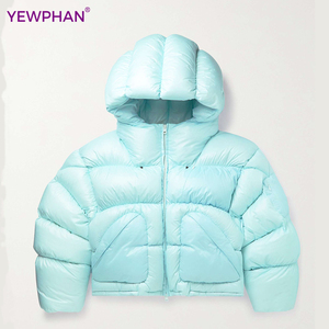 Quantité minimale de commande bas Designer White Duck Puffer Coat Quilted Shell Hooded Down Jacket pour hommes - Product Image 3