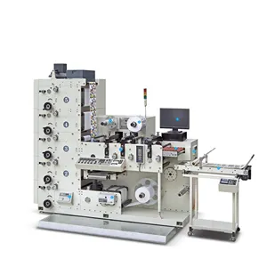 3 jahre garantie ry320 2 farben automatische rolle-zu-rolle klebepapier-schmalweb-flexodruckmaschine