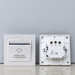 ABLE Hochwertiger Fabrik verkauf Energie sparende Leistung Hotel karte Smart Switch Hotelzimmer Key Energy Saver <span class=keywords><strong>Box</strong></span> - Product Image 1