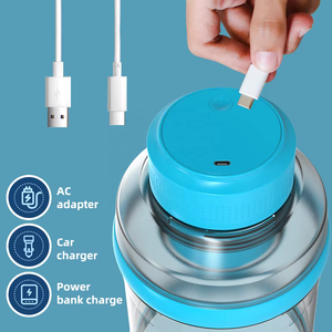 <span class=keywords><strong>Shaker</strong></span> à jus sans BPA, électrique, 2 L, grand <span class=keywords><strong>blender</strong></span> à jus, presse-agrumes manuel pour le sport, les voyages, la salle de sport, le yoga - Product Image 6