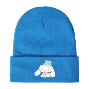 Bonnet d'hiver doux en acrylique personnalisé pour adulte, à revers, imprimé et brodé, motif de personnage de dessin animé, unisexe, vente chaude - Product Image 5