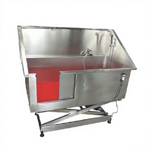 อ่างอาบน้ำสำหรับสัตว์เลี้ยงทำจากสแตนเลสสุดหรูที่ทำความสะอาดและล้างสปาอเนกประสงค์สำหรับสุนัขและแมว - Product Image 4