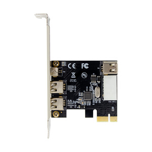 Carte de capture <span class=keywords><strong>FireWire</strong></span> <span class=keywords><strong>PCIe</strong></span> X1 VT6315 IEEE1394A 3+1 en stock - Product Image 3