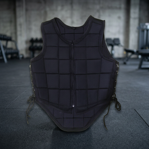 Chaleco de Equitación BLUHORSE de Algodón con Protector de Jockey, Chaqueta Acolchada Ligera para Deportes de Seguridad, con Jockstrap para Hombres Jinetes de Carreras - Product Image 2