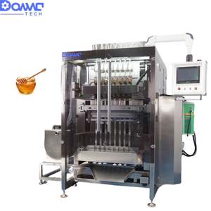 Máquina Envasadora y Llenadora de Sobres de Líquido Totalmente Automática de 2-16 Carriles para Ketchup, Mantequilla de Maní, Mostaza, Salsa de Chile Dulce - Product Image 4