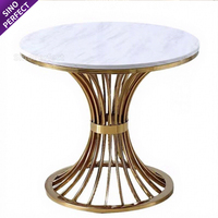 Tables à gâteaux cylindriques Sino Perfect Gold White Good Discount pour les mariages, les fêtes et les banquets