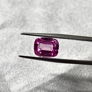 Zafiro Rosa Cultivado en Laboratorio, Forma de Cojín, Facetado, Piedras Preciosas Sueltas para Joyería, Proceso de Fusión de Llama, Corindón - Product Image 6