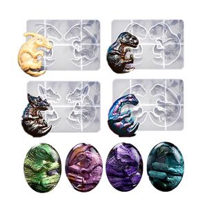 Yrannosaurus Rex, Stegosaurus, gigantosaurus y otros dinosaurios molde de silicona 3D para fabricación de resina epoxi - Product Image 2