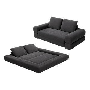 Sofá Plegable y Compresible 3 en 1, Sofá Cama Doble Personalizado para Espacios Pequeños, Colchón de Piso - Product Image 1