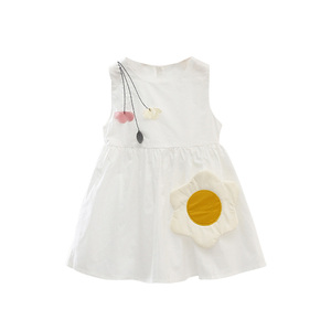 E2woo Venta al por Mayor de Ropa Infantil de Boutique Coreana, Vestidos Blancos para Niñas, Ropa para Niños - Product Image 1