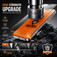 2X Verre ULTRA ARMOR amélioré, verre trempé 9H, antichoc pour Samsung Galaxy S24 Ultra