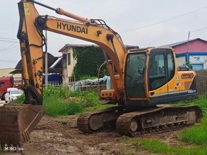 Pompe d'excavatrice sur chenilles Hyundai 150LC-9T d'occasion de haute qualité, 15 tonnes, moteur Kubota, peu utilisée - Product Image 5