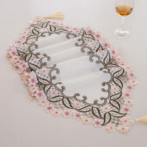 <span class=keywords><strong>Tovaglia</strong></span> ricamata in pizzo per la casa <span class=keywords><strong>elegante</strong></span> festa di nozze di natale copri tavolo e sedia per occasioni speciali - Product Image 6