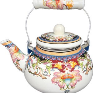 <span class=keywords><strong>Teiera</strong></span> in Smalto Rinforzato da 2,5L <span class=keywords><strong>per</strong></span> Fornelli a Gas e Piani a <span class=keywords><strong>Induzione</strong></span> - Uso Domestico, Garanzia di 1 Anno - Esportazione in Europa e Nord America - Product Image 1