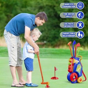 Jouet d'extérieur et d'intérieur amélioré pour enfants Clubs de <span class=keywords><strong>golf</strong></span> Jeux de balle de <span class=keywords><strong>golf</strong></span> de sport Jouet interactif <span class=keywords><strong>Mini</strong></span> <span class=keywords><strong>jeu</strong></span> de putter de <span class=keywords><strong>golf</strong></span> portable pour garçons et filles - Product Image 5