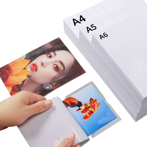 Papel para Prensa de Transferencia de Calor, PVC Personalizado A4, Película de Laminación Holográfica Autoadhesiva en Frío, Láminas de Vinilo Impermeables - Product Image 1