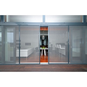 <span class=keywords><strong>Puerta</strong></span> Corredera <span class=keywords><strong>de</strong></span> <span class=keywords><strong>Aluminio</strong></span> con Rotura <span class=keywords><strong>de</strong></span> Puente Térmico Anewson, Estilo Francés, con Mosquitera para Patio <span class=keywords><strong>de</strong></span> Villa - Product Image 1