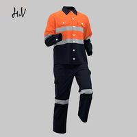 Vêtements de travail personnalisés à manches longues haute visibilité, respirants, unisexes, pour hommes
