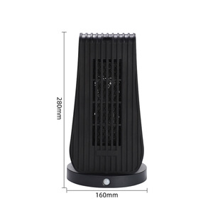 Electric Heater PTC 1500P2 260mm Height 160mm Base Touch Control Shaking Head Overheat Protection - Product Image 1
