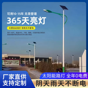 Farola Solar LED de 6m con Celda Solar Mono Si, Diseño de Nudo Chino, Iluminación Exterior Rural - Product Image 5