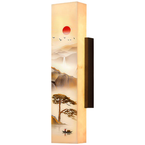 Lampe murale extérieure Nightsappan 60 cm, étanche, en acier inoxydable, éclairage de cour de villa - Product Image 5