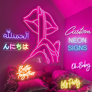 Cross-border LOPEN Customizable Neon Light-Up Letter Sign IP65 Weatherproof AC 110-220V Hanging Open Commercial Advertising Mood - Product Image 3