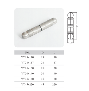 8mm-<strong>60mm</strong> Cylindrical Iron Welding Flush <strong>Hinge</strong> Detachable Furniture Steel Gate Heavy Duty Door <strong>Hinges</strong> Hardware - Product Image 2