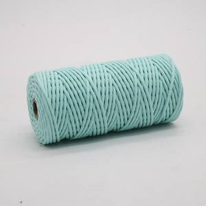 Corde en coton doux 3mm 4mm 5mm Corde en coton tressé pour <span class=keywords><strong>macramé</strong></span> - Product Image 5