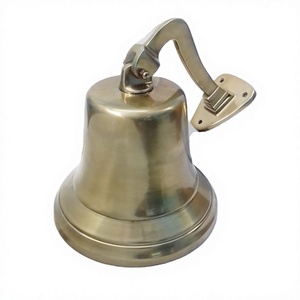 Cloche de bateau Titanic de style nautique plaquée or, impression personnalisée, vente en gros, cloches murales de luxe pour accessoires de maison, prix bas - Product Image 1