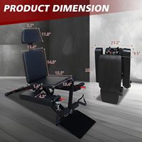 Équipement de fitness multifonctionnel pliable et réglable, banc de musculation avec support pour barre de musculation IUNNDS CD-JSY01