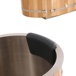 Nouvelle baignoire de glace en cèdre rouge en forme de U de luxe 2026 avec <span class=keywords><strong>couvercle</strong></span> isolé, design de <span class=keywords><strong>spa</strong></span> ergonomique <span class=keywords><strong>pour</strong></span> le bien-être à domicile - Product Image 4