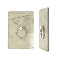 Silicone Smart Wallet Card Holder 3M Pochette d'autocollants adhésifs pour téléphones mobiles Stockage sécurisé des cartes de crédit
