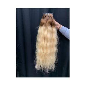 ผมมนุษย์ดิบเกรดวาดคู่แบบอินเดียผมตรงมีหนังกำพร้า - Product Image 1